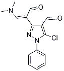 5-CHLORO-3-[2-(DIMETHYLAMINO)-1-FORMYLVINYL]-1-PHENYL-1H-PYRAZOLE-4-CARBOXALDEHYDE 结构式