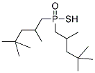 BIS(2,4,4-TRIMETHYLPENTYL)THIOPHOSPHINIC ACID 结构式