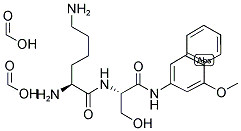 H-Lys-Ser-4m-betana 2formate 结构式