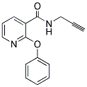 (2-PHENOXY(3-PYRIDYL))-N-PROP-2-YNYLFORMAMIDE 结构式