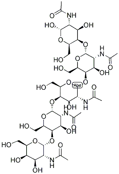 alpha-1,4-D-N-Acetyl galactosamine pentamer 结构式