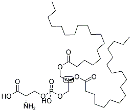 3-SN-磷脂酰-L-丝氨酸 结构式