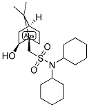 (-)-10-DICYCLOHEXYLSULFAMOYL-D-ISOBORNEOL 结构式