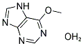 6-甲氧基嘌呤半水合物 结构式