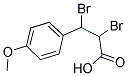 2,3-DIBROMO-3-(P-METHOXYL)PHENYL PROPIONIC ACID 结构式