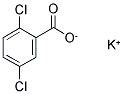 2,5-DICHLOROBENZOIC ACID POTASSIUM SALT 结构式