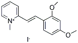 2-(2,4-DIMETHOXYSTYRYL)-1-METHYLPYRIDINIUM IODIDE 结构式