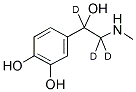 DL-EPINEPHRINE (ALPHA,ALPHA,BETA-D3) 结构式