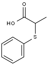2-(Phenylthio)propanoic acid 结构式