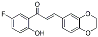 3-(2,3-DIHYDRO-1,4-BENZODIOXIN-6-YL)-1-(5-FLUORO-2-HYDROXYPHENYL)PROP-2-EN-1-ONE 结构式