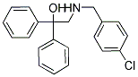 2-[(4-CHLOROBENZYL)AMINO]-1,1-DIPHENYL-1-ETHANOL 结构式