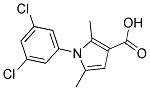 1-(3,5-DICHLOROPHENYL)-2,5-DIMETHYL-1H-PYRROLE-3-CARBOXYLIC ACID 结构式