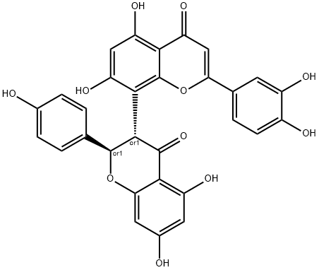 MORELLOFLAVONE 结构式