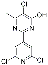 5-CHLORO-2-(2,6-DICHLORO-4-PYRIDYL)-6-METHYLPYRIMIDIN-4-OL 结构式