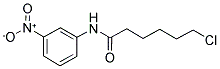 N1-(3-NITROPHENYL)-6-CHLOROHEXANAMIDE 结构式