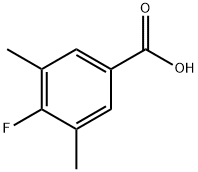 4-氟-3,5-二甲基苯甲酸 结构式