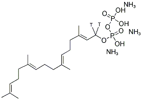 ALL TRANS GERANYL GERANYL PYROPHOSPHATE, [1-3H], TRIAMMONIUM SALT 结构式