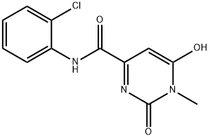 N-(2-CHLOROPHENYL)-6-HYDROXY-1-METHYL-2-OXO-1,2-DIHYDRO-4-PYRIMIDINECARBOXAMIDE 结构式