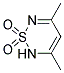 3,5-DIMETHYL-2H-1,2,6-THIADIAZINE-1,1-DIONE 结构式