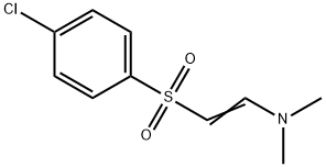 2-[(4-CHLOROPHENYL)SULFONYL]-N,N-DIMETHYL-1-ETHYLENAMINE 结构式