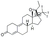 PROMEGESTONE, [17 ALPHA-METHYL-3H]- 结构式