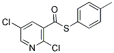 4-METHYLPHENYL 2,5-DICHLOROPYRIDINE-3-CARBOTHIOATE 结构式