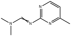 N,N-DIMETHYL-N'-(4-METHYL-2-PYRIMIDINYL)IMINOFORMAMIDE 结构式