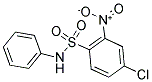 ((4-CHLORO-2-NITROPHENYL)SULFONYL)PHENYLAMINE 结构式