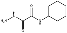 N-环己基-2-肼基-2-氧代乙酰胺 结构式