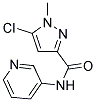 N3-(3-PYRIDYL)-5-CHLORO-1-METHYL-1H-PYRAZOLE-3-CARBOXAMIDE 结构式