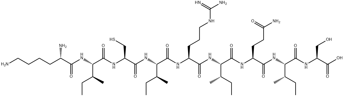 IL-1 RECEPTOR PEPTIDE (HUMAN) 结构式