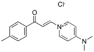 3-[4-(DIMETHYLAMINO)PYRIDINIUM-1-YL]-1-(4-METHYLPHENYL)PROP-2-EN-1-ONE CHLORIDE 结构式