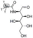 N-ACETYL-D-GLUCOSAMINE, [ACETYL-3H] 结构式