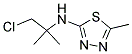 N-(2-CHLORO-1,1-DIMETHYLETHYL)-N-(5-METHYL-1,3,4-THIADIAZOL-2-YL)AMINE 结构式