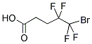 5-BROMO-4,4,5,5-TETRAFLUOROPENTANOIC ACID 结构式