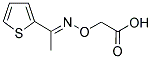(1-噻吩-2-基乙氨氧基)乙酸 结构式