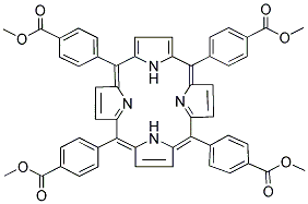 5,10,15,20-四(4-羧基苯基)卟吩四甲酯 结构式