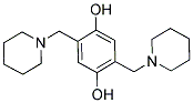 2,5-BIS-PIPERIDIN-1-YLMETHYL-BENZENE-1,4-DIOL 结构式