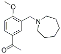 1-[3-(AZEPAN-1-YLMETHYL)-4-METHOXYPHENYL]ETHANONE 结构式