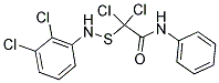 N1-PHENYL-2,2-DICHLORO-2-[(2,3-DICHLOROANILINO)THIO]ACETAMIDE 结构式