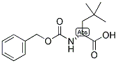 (R)-2-BENZYLOXYCARBONYLAMINO-4,4-DIMETHYL-PENTANOIC ACID 结构式