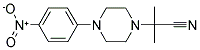 2-METHYL-2-[4-(4-NITROPHENYL)PIPERAZINO]PROPANENITRILE 结构式