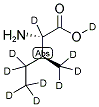 L-ISOLEUCINE (D10) 结构式