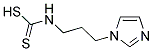 3-(1-IMIDAZOLYL)PROPYLDITHIOCARBAMIC ACID 结构式