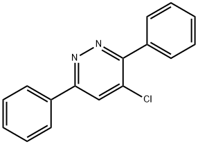 4-CHLORO-3,6-DIPHENYLPYRIDAZINE 结构式