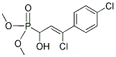 DIMETHYL [3-CHLORO-3-(4-CHLOROPHENYL)-1-HYDROXYALLYL]PHOSPHONATE 结构式