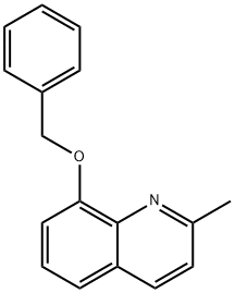 8-(苄氧基)-2-甲基喹啉 结构式