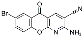 2-Amino-7-bromo-5-oxo-5 H-[1]benzopyrano[2,3-b]pyridine-3-carbonitrile 结构式