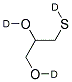 1-THIOGLYCEROL ([OD]2,S-D) 结构式