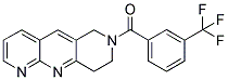 2-[3-(TRIFLUOROMETHYL)BENZOYL]-1,2,3,4-TETRAHYDROPYRIDO[4,3-B][1,8]NAPHTHYRIDINE 结构式